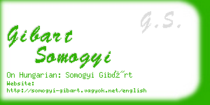 gibart somogyi business card